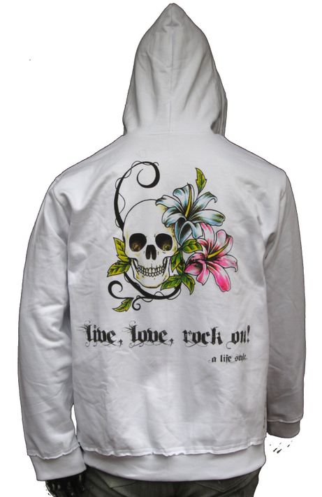 Poleron Hombre Calavera Lili-0