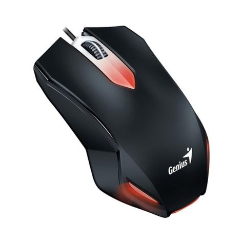 Mouse Alambrico USB 3 Botones 1000DPI X-G200 Negro Genius-1