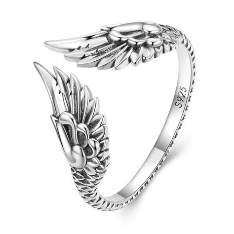 Anillo Alas Ajustable Plata 925-0