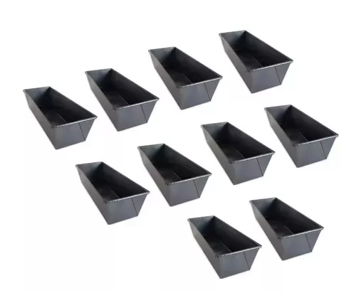 Pack X10 Molde Pan Molde Para Pan De Molde Rectangular 35cm -1