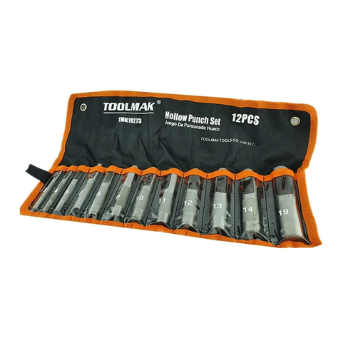Sacabocados De Impacto 12 Piezas (3 19mm) Toolmak-1