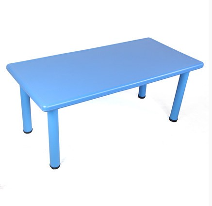 Mesa Infantil Rectangular Azul-0
