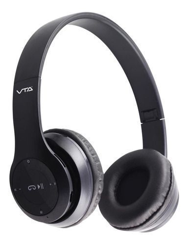 Audífonos Bluetooth Recargable Lector Msd Radio Fm-0