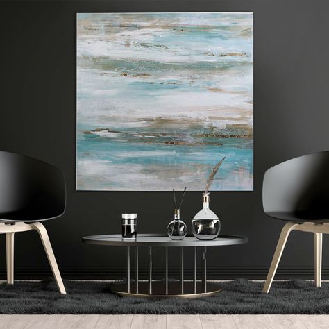 Cuadro Decorativo Océano 80X80-4