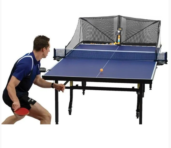 Robot Lanza Pelotas de Ping Pong Alimentación Automática Incluye Malla-0