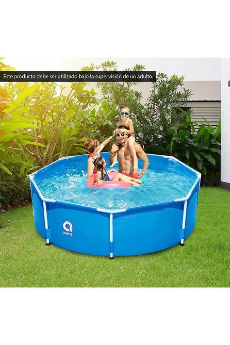 Piscina Estructural 4383 Litros 76x300 cm Celeste-1