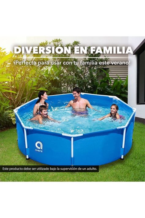 Piscina Estructural 4383 Litros 76x300 cm Celeste-4