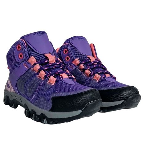 Zapatillas Acolchadas Para Niña Para Trekking-1