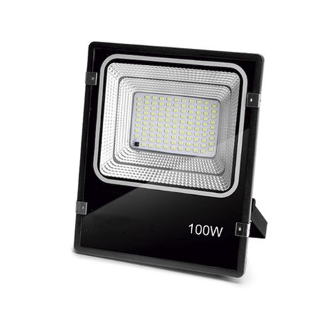 Foco Proyector LED Solar Con Sensor 100W Luz Fría-2
