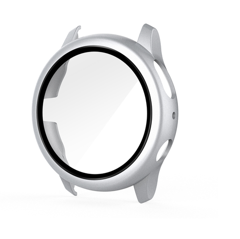  
Protector Carcasa Con Vidrio Para Samsung Active 2 40mm / Plateado-0