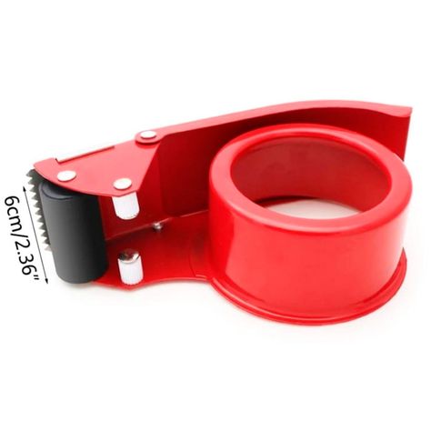 Porta Cinta Adhesiva De Embalaje Dispensador Huincha Metalic-3
