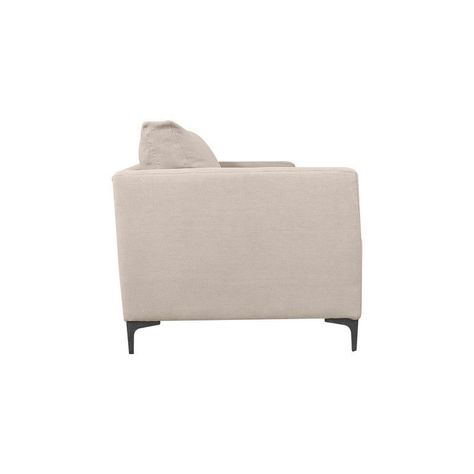 Sofá Bureo Chenille Hueso 3C-1