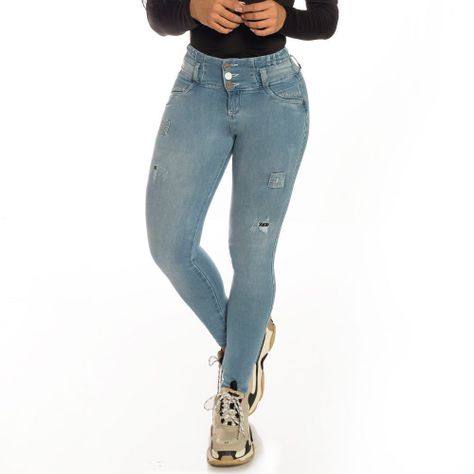 Jeans Colombiano Levanta Cola 14402 Cheviotto-0