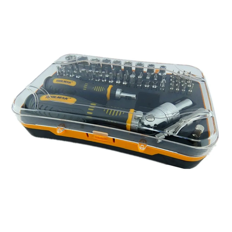 Puntas Destornillador C/ Ratchet 1/4 61 Piezas Tmk-2