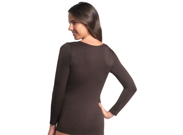 Polera Microfibra Escote V-2