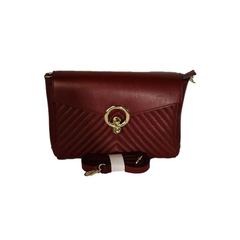 Cartera  Rojo   100% cuero-  Mod:   BSM-MGS-215-1