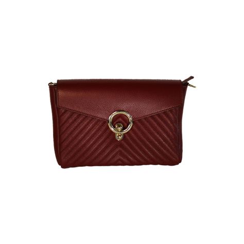 Cartera  Rojo   100% cuero-  Mod:   BSM-MGS-215-0