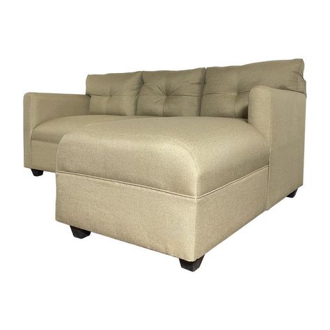 Seccional Mateo Chenille Beige Pata Plastica-2