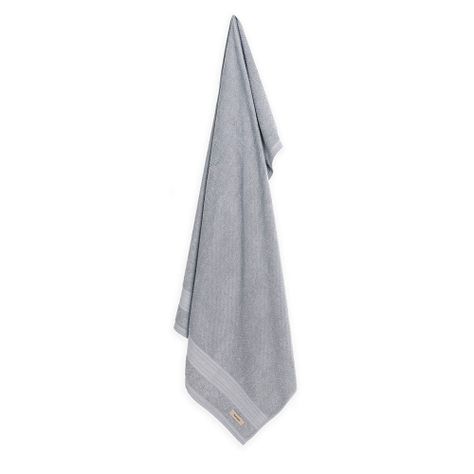 Toalla de baño Karsten Empire 380gr 70 x 135 cm Azul Piedra-1