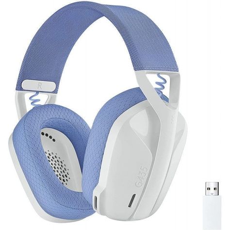 Audifono Logitech G 435 Lightspeed y Bluetooth Auriculares inalámbricos WHITE-0