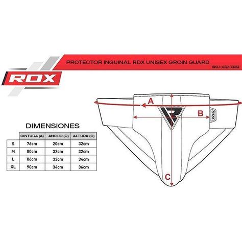 Protector Inguinal Rdx Unisex GroinGuard - Ggx-r2b-7