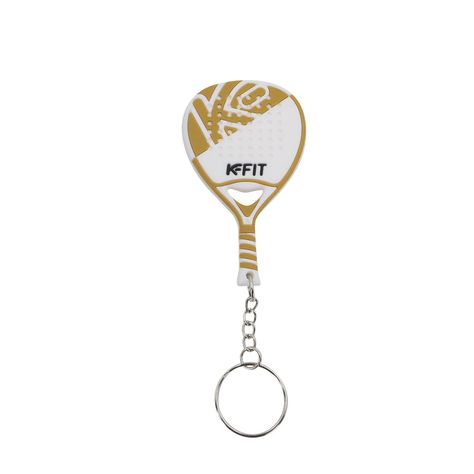 Llavero Pala Padel Dorado-0