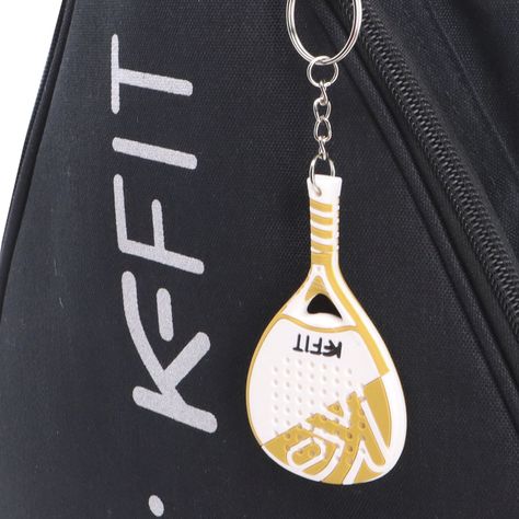 Llavero Pala Padel Dorado-1
