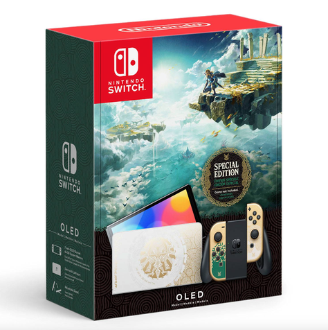 Consola Nintendo Switch Oled The Legend Of Zelda Totk - Sniper-0