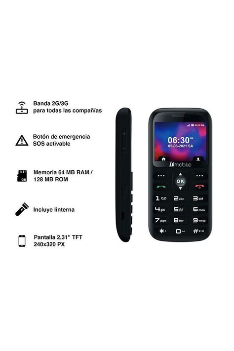 Celular Bmobile BS30 Senior Phone-1