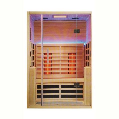 Cabina Sauna Infrarrojo 2480W 2 Personas-0