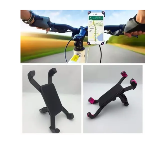 Soporte Porta Celular Universal Moto Bici Ajustable 360° Favorito-1