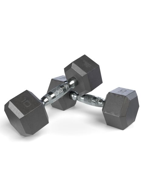 Mancuerna Hexagonal Recubierta en Caucho  10 Kg-2