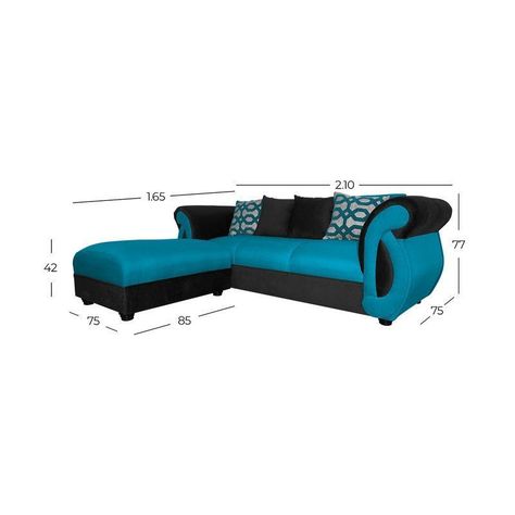 Seccional New Dominga Turquesa 3 Cuerpos-3