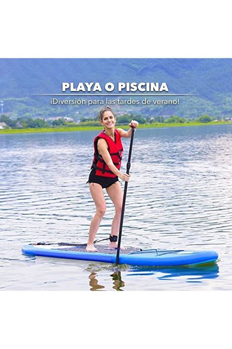 Paddle Inflable Stand Up Celeste-4