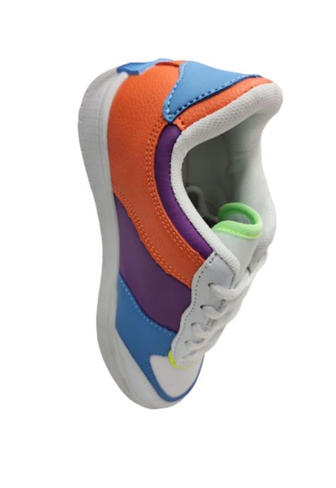 Zapatilla Deportiva Niña Blanca Cordones-3