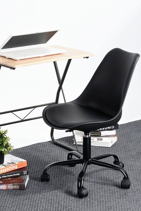Silla Escritorio PP Estilo Nórdico Giratoria-5