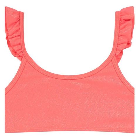 Niña Bikini H2O Wear UV+30 Vuelos Tirantes Brillo Coral-3