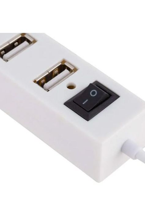 Hub Usb 4 Puertos 2.0 Cable De 55 Cms Negro Philco Hi Speed-2