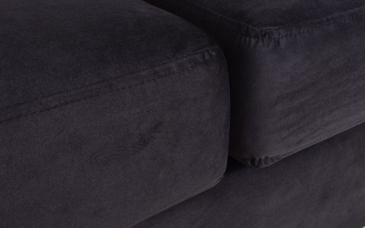 Sofa Kenia 2c Felpa Negro-2