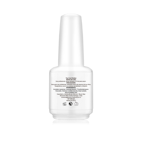 Top Coat Rubber Profesional 15ml-1
