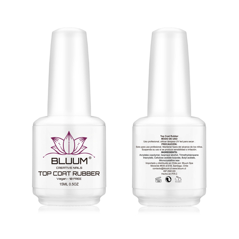 Top Coat Rubber Profesional 15ml-2