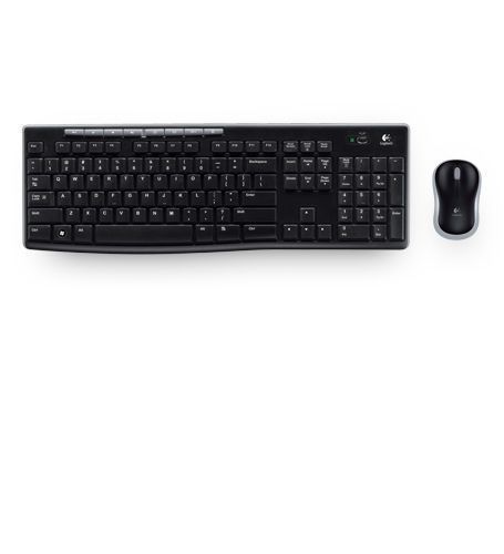 Kit Combo Teclado y Mouse Inalámbrico Logitech MK270-0