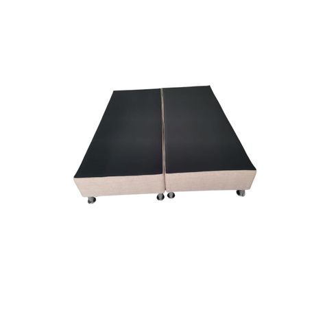 Base Americana Full dividida Beige Lino Pmetal-0