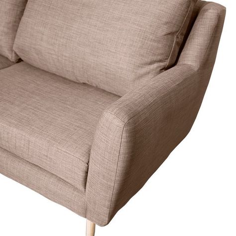 Sofá Lenora Felpa Beige 2C-2