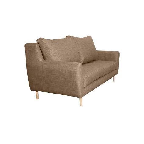 Sofá Lenora Felpa Beige 2C-1