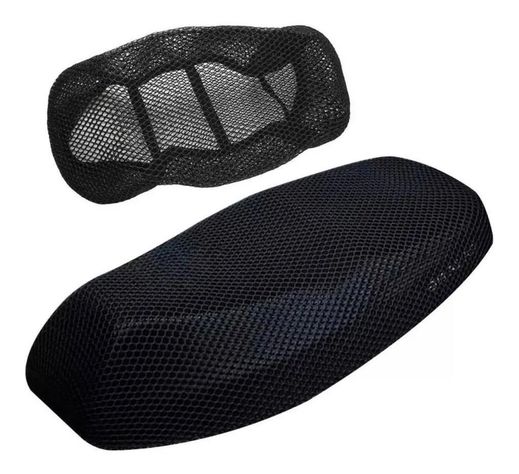 Funda Cubre Asiento Moto Bicimoto Malla Protector Solar (XL)-4