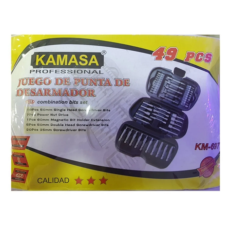 Juego De Punta De Desarmador 49 Piezas Km697-2
