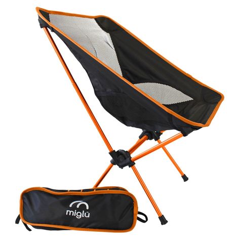 Silla Plegable de Camping Naranja-0
