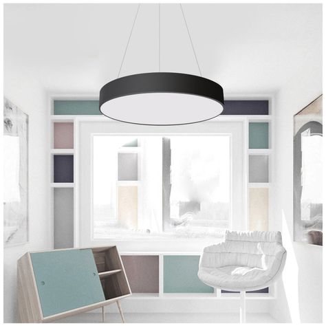 Lámpara Colgante LED Circular Cerrada 36W Svetla-7