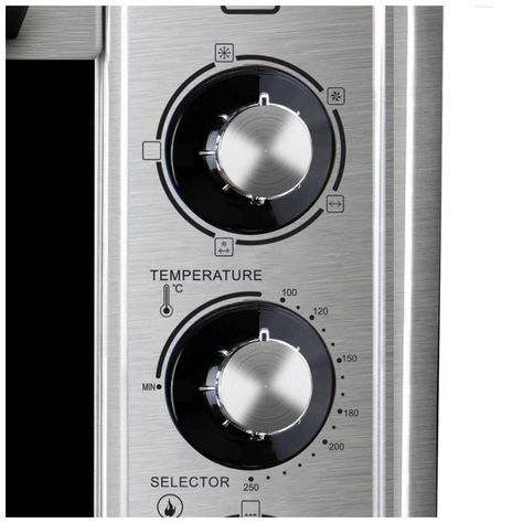 Horno Electrico 77L 2200W 220V Plateado TH-80i-2